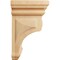 Ekena Millwork 3 1/2"W x 3 3/4"D x 6"H Mini Woodruff Wood Corbel, Red Oak CORW03X03X06WFRO - alternate 4